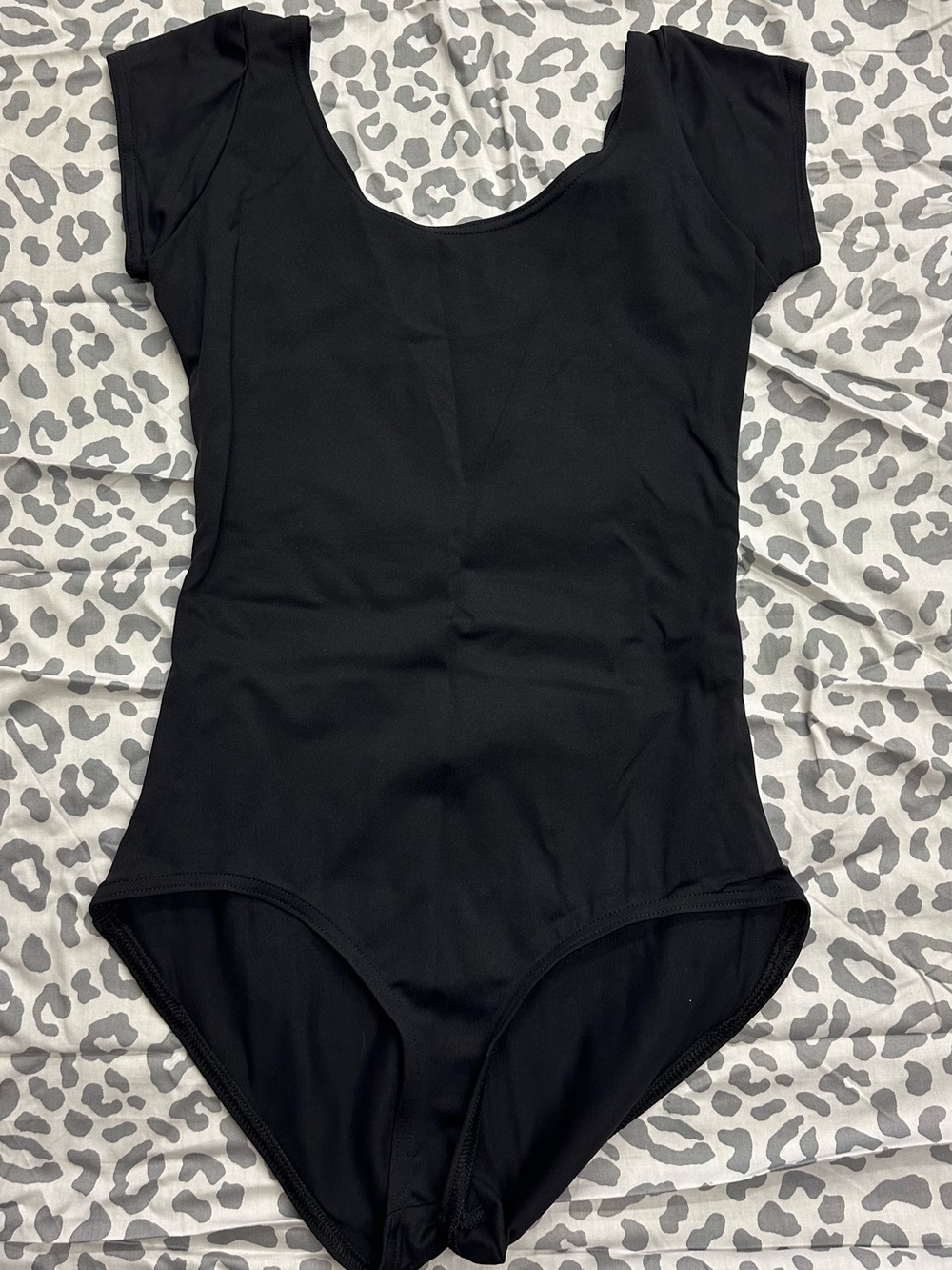 Blackmilk Black Scoop Neck Bodysuit size medium